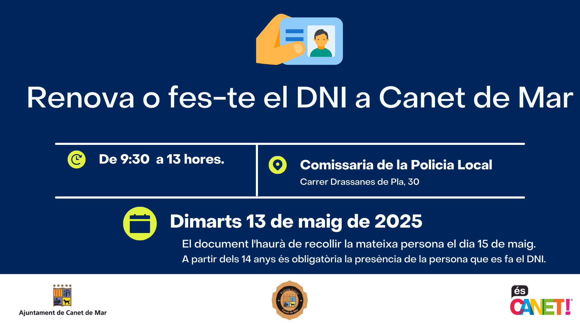 DNI maig