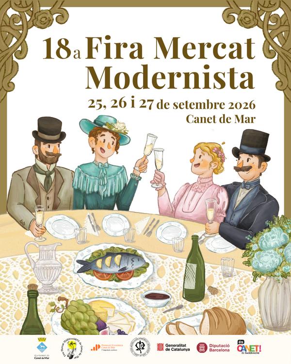 Cartell 18a Fira mercat modernista