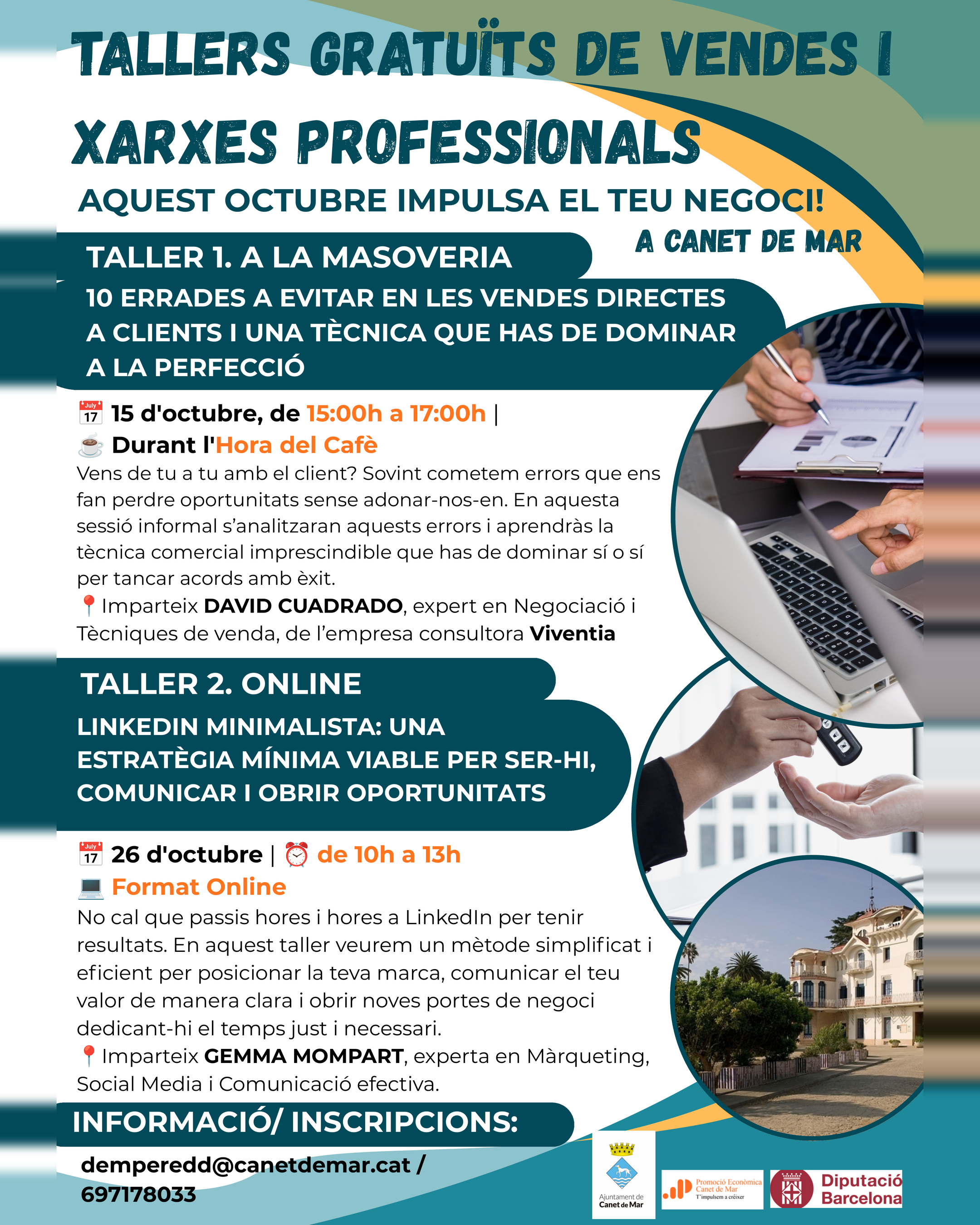 cartell tallers empresa actubre 26