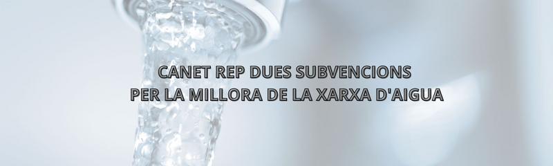 Subvencions xarxa aigua