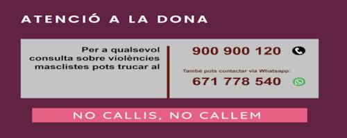 Banner Igualtat - servei d'atenció a la dona