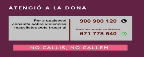 Banner Igualtat - servei d'atenci&oacute; a la dona