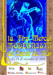 Cartell Fira mercat Modernista 2008