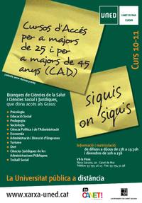 Cartell UNED 2010 - 2011 Cartell UNED 2010 - 2011