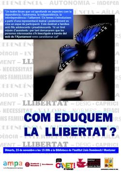 Cartell taller educació novembre 2010