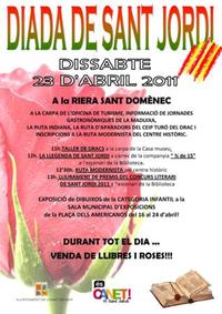 Cartell Diada de Sant Jordi 2011