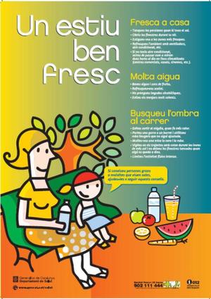 Cartell onada de calor 2011