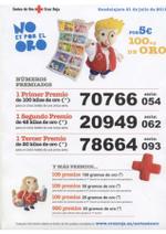Cartell premi d'or Creu Roja 2011