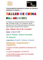 Cartell taller cuina El Palauet 2012