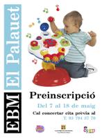 Cartell preinscipci&oacute; Palauet - curs 2012 - 2013