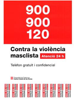 Cartell servei contra violència masclista