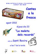 Cartell contes a la fresca 23 d'agost