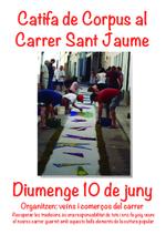 Cartell catifa Corpus