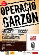 Cartell operació Garzón