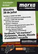 Cartell marxa Canet-Stpol-Calella 2012