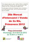 Cartell Mercat intercanvi primavera 2012