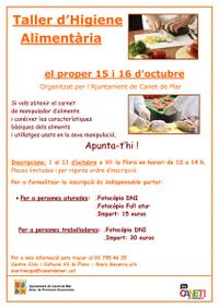Cartell higiene alimentària - octubre 2012