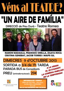 Cartell teatre octubre 2013