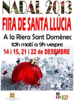 Cartell Santa Llúcia - 2013