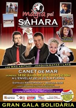Cartell màgia pel Sàhara - juliol 2013