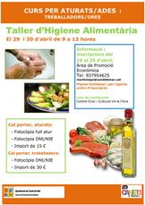 Cartell manipulador d'aliments - abril 2013