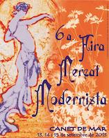 Cartell Fira Mercat Modernista - 2013