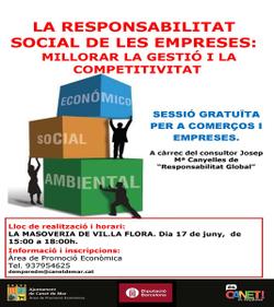 Cartell responsabilitat social - 2013