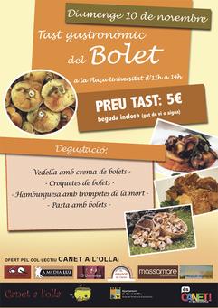 Cartell tast bolet