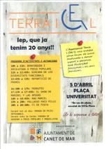 Cartell 20 anys Terra i Cel - 2014