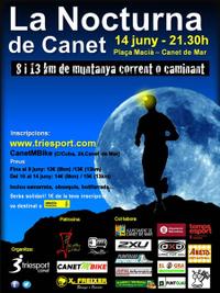 Cartell 1a Nocturna de Canet - juny 2014