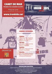 Cartell Ironkids - novembre 2014