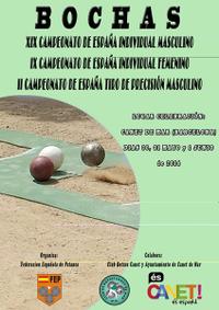 Cartell Campionat d'Espanya de botxes - 2014