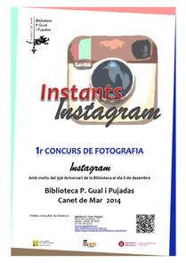 Cartell instagram biblioteca