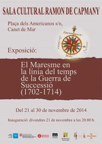 cartell exposició 1714 - novembre 2014