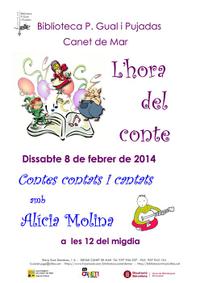 Cartell hora del conte - 08/02/2014