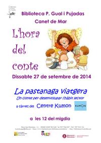 Cartell hora del conte - 27 de setembre de 2014