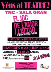 Cartell teatre juny  2014