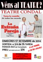 Cartell teatre setembre 2014