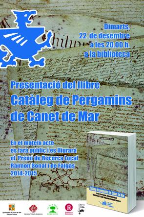 cartell cat&agrave;leg pergamins