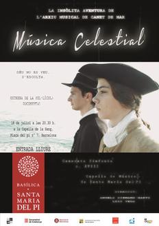 Cartell m&uacute;sica celestial Sta Maria del Pi