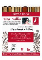 Cartell lletres en viu - Fina Vallès