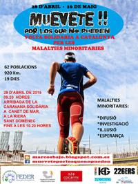 Cartell Volta a Catalunya solidària - abril 2015