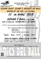 Cartell Amics del ball - dinar 2015