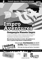 Cartell Impro Aventures - setembre 2015