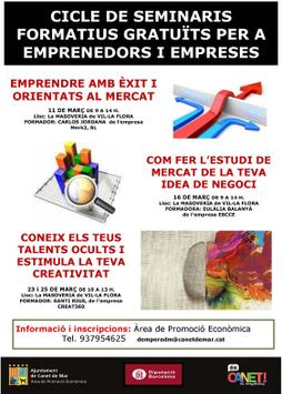 Cartell seminaris emprenedors
