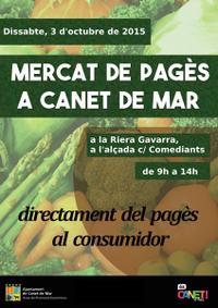Cartell mercat de pagès - octubre 2015