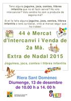 Cartell mercat intercanvi Nadal 2015