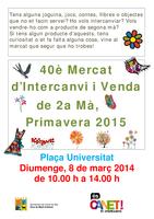 Cartell mercat intercanvi - març 2015