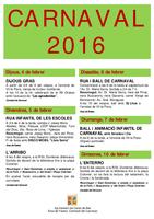 Cartell Carnaval 2016