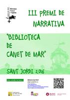 Cartell III Premi Narrativa - 2016